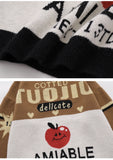 Vintage Apple Print Sweater