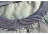Vintage Embroidery Denim Hip Hop T-Shirt