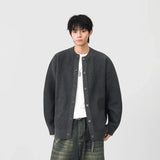 Chic Ribbed Knit Button Front Cardigan