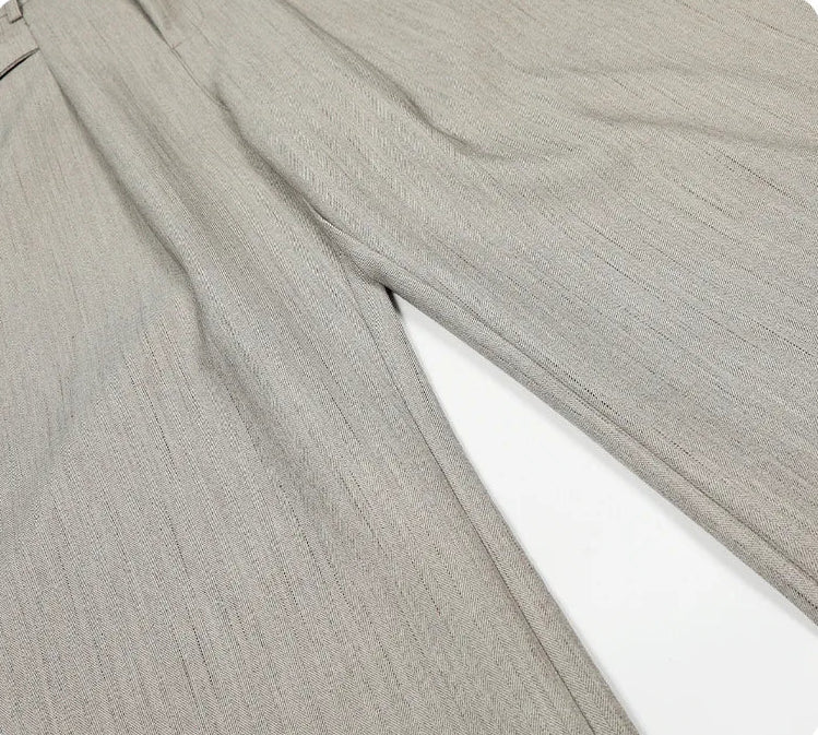 Old Money Style Double Pleat Pants