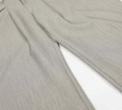 Old Money Style Double Pleat Pants