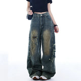 Vintage Butter-Smooth Denim Wide Leg Jeans