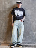 Warm Baggy Hip Hop Wide Leg Denim Jeans