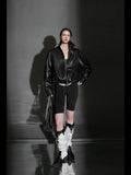 Women Luxury PU Leather Jacket