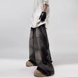 Retro Baggy American Style Denim Wide Leg Jeans