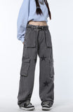 Y2K Stars Graphic Jeans