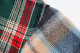 Vintage Plaid Loose Denim Jacket