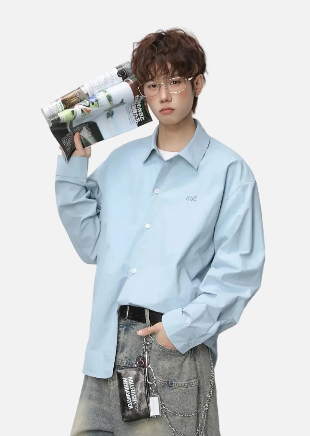 Premium Cleanfit Long Sleeve Blazer Shirt
