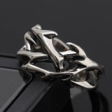 Thorns Stainless Steel Irregularity Gothic Ring
