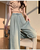 Summer Casual Staple Wide Leg High Waist Jeans