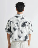 Men's Trendy Hawaiian Floral Button Down Shirt