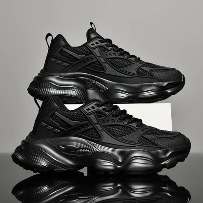 High Quality Black Large Size Platform Sneaker