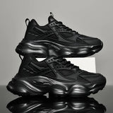 High Quality Black Large Size Platform Sneaker