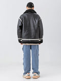 Heating Fur Leather Jacket