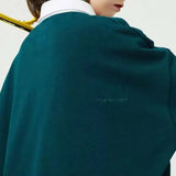Color Blocked Patchwork Long Sleeve Polo T-Shirt