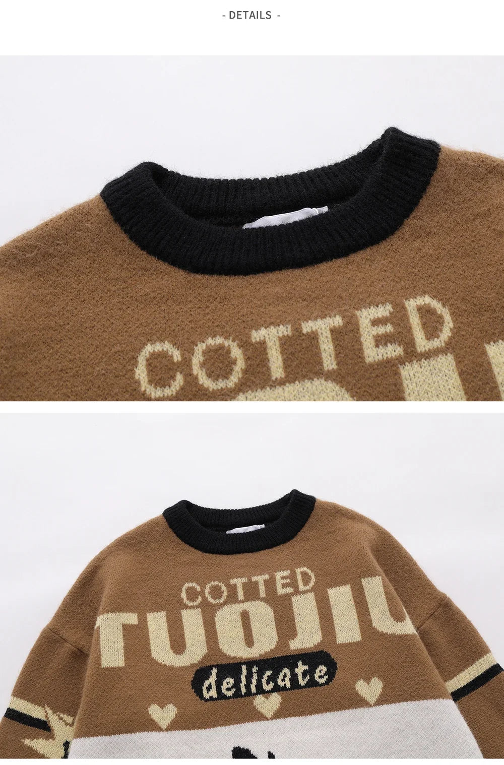 Vintage Apple Print Sweater