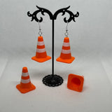 Cute Funny 3D Traffic Cone Earring