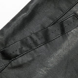 Casual Biker Spring Outdoor Leather Jacket