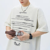 Casual Printed Oversize Short Sleeve T-Shirt