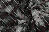 Streetwear Tie Dye Plaid Fur Hooded Jacket
