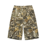Vintage Leaf Camouflage Casual Summer Jorts