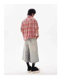 Vintage Rust Dyed Wide Leg Jorts