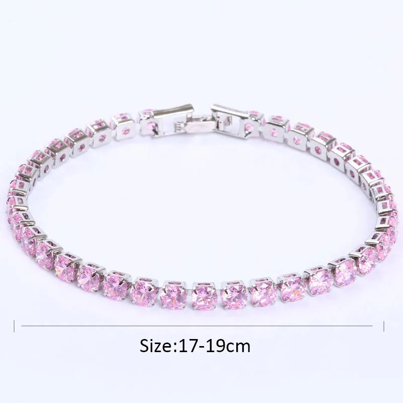 Iced Crystal Zirconia Bracelets