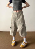 Y2K 90s Style Oversized Cargo Jorts