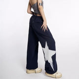 Women High Waist Wide Leg Jogging Sweatpants