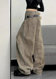 Durable High Street Curved Knife Denim Jeans