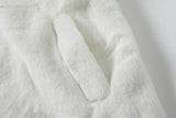Winter Hip Hop Printted Faux Fur Parkas Jacket