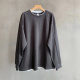 Vintage Hip Hop Fake Two-Piece Sweatshirt