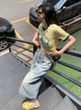 Retro Wide Leg Baggy Denim Jorts