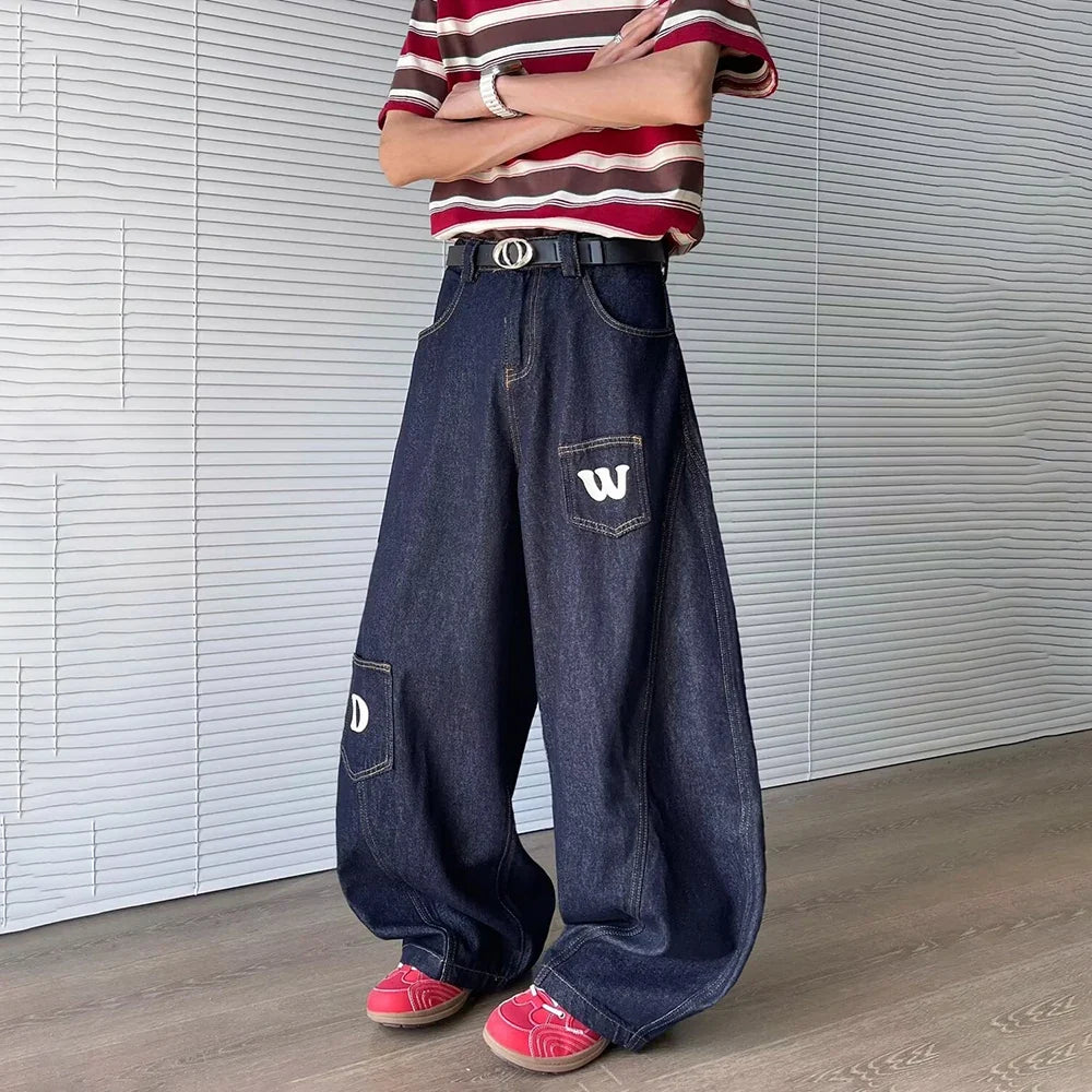 Effortless Cool Scimitar Wide Leg Jeans