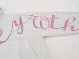 Investment Piece Rhinestone Zip Up Hooded Cotton Sweatshirt