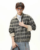 Versatile Reversible Plaid Harrington Jacket