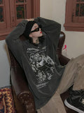 Grunge Vintage Oversized Long Sleeve T-shirt