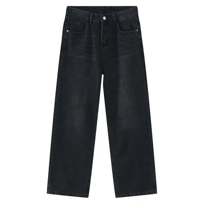 Wide Leg Vintage Straight Jeans