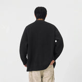 Cozy Ribbed Knit Mock Neck Cardigan