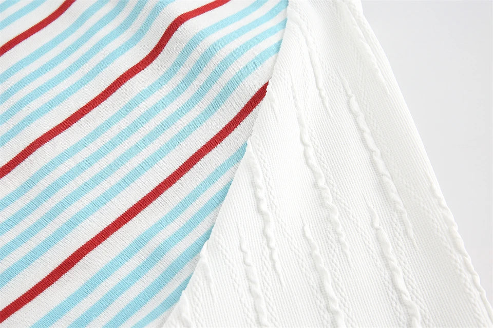 Striped Sports Raglan T-shirt