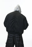 Streetwear Detachable Layered Winter Baseball Jacket