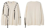 Women Streetwear Oversized Knitted Hip Hop Sweater