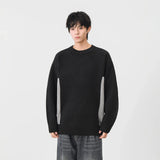 Stylish Crew Neck Knitted Jumper Sweater