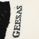 Color Block Stitches Knitted Sweater