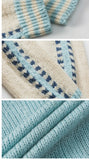 Women Cozy Patchwork Jersay Varsity Cardigan
