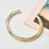 Golden Flower Vintage Stackable Bangle Bracelet