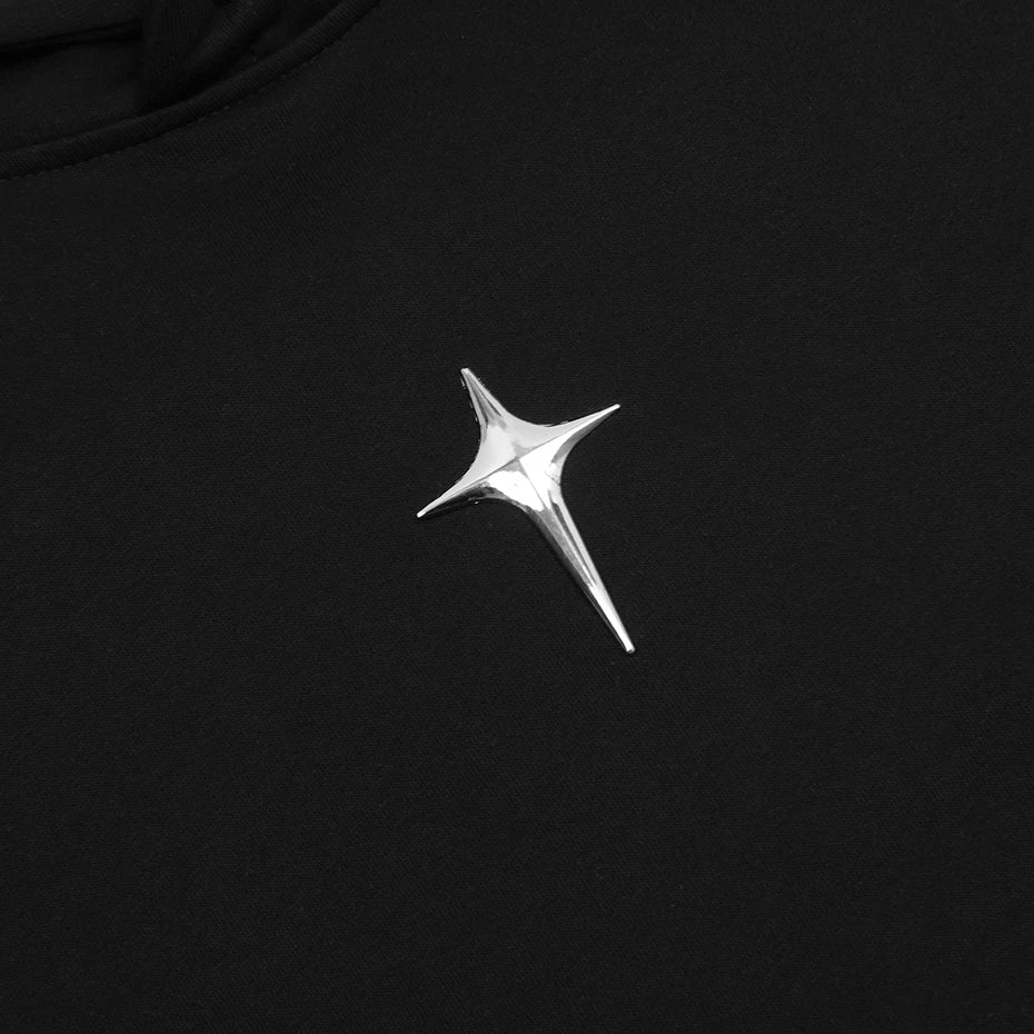 Loose Stellar Cross Hoodie