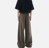 American Style Maillard Casual Wide Leg Pants