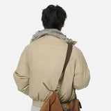 Y2K Thickened Warm Stand Fur Collar Jacket