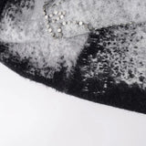 Rivet Gradient Hip Hop Knitted Sweater